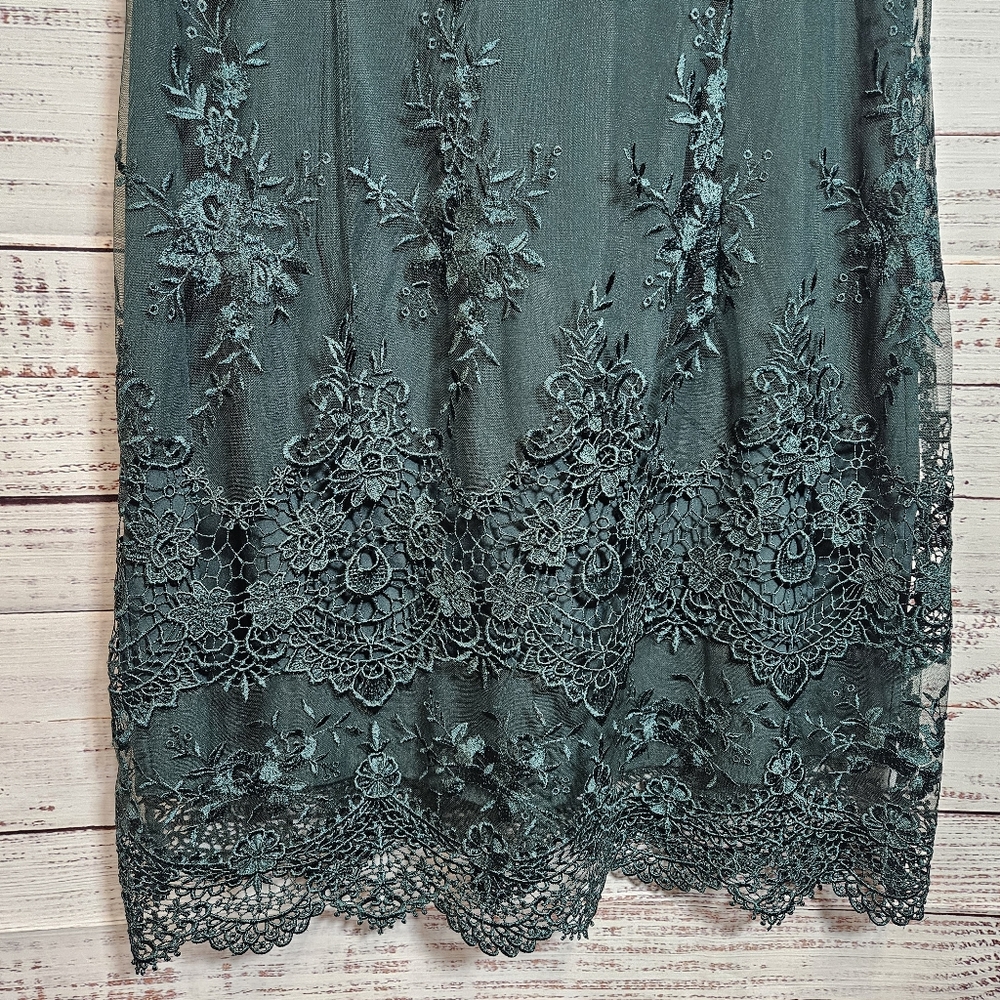 Nanette Lepore green lace dress - Picture 13 of 16
